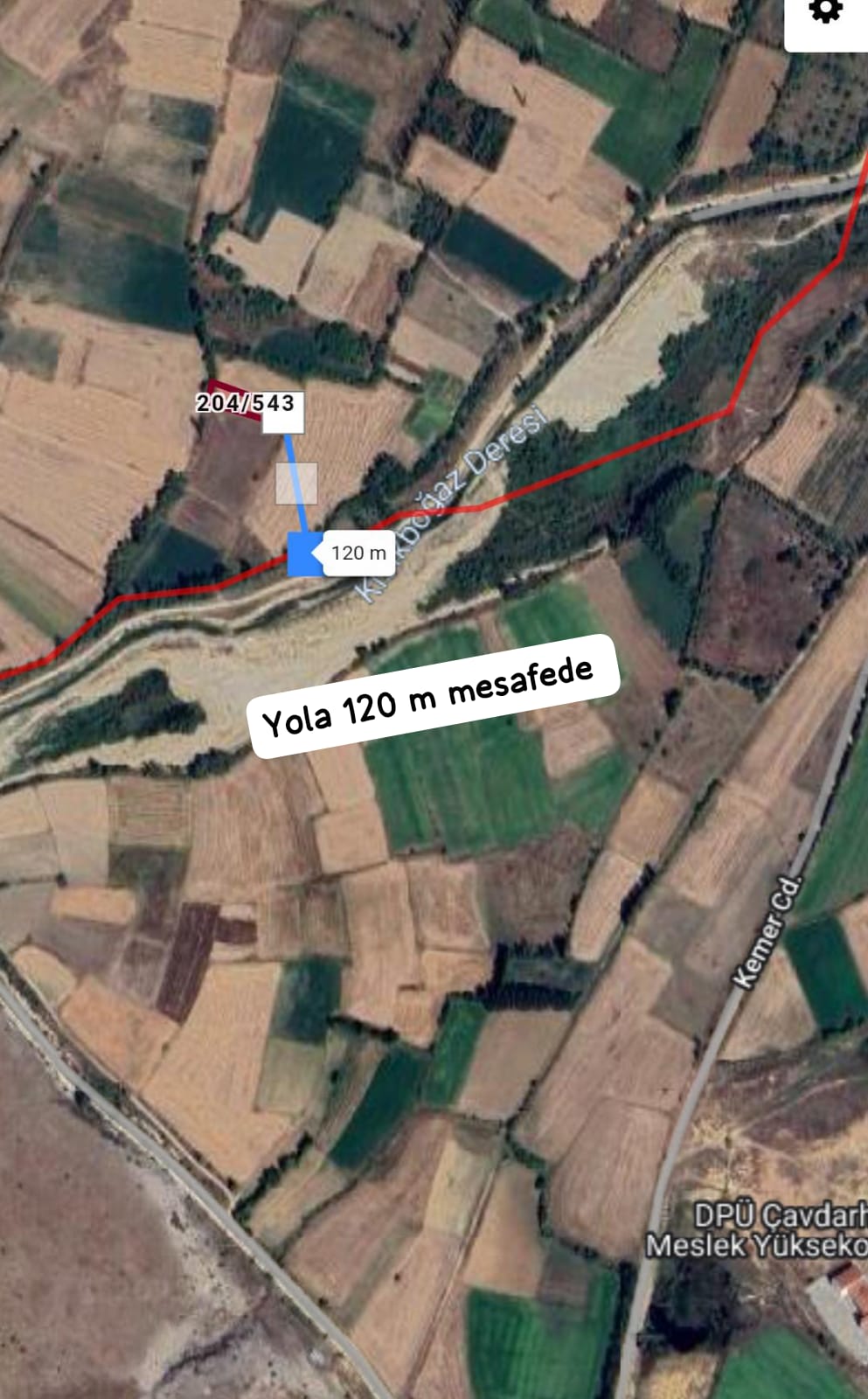 Yemyeşil doğasıyla ilçe merkez dibinde arsa 995M²  - KÜTAHYA ÇAVDARHİSAR fotoğraf 3